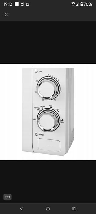 Kuchenka mikrofalowa wolnostojąca Menuett