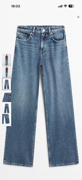 Джинси- барел , висока талія Massimo Dutti 38 розмір