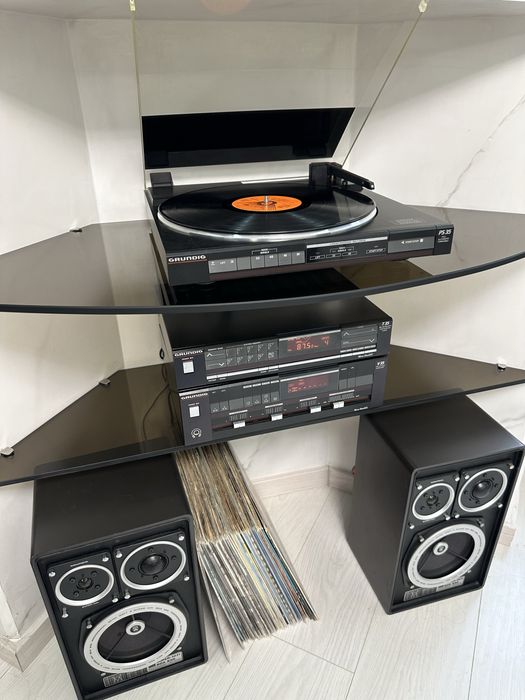HI-FI система GRUNDIG 35 усилитель, тюнер, винил, колонки