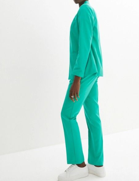 B.P.C garnitur kostium damski spodnium (2-elementy) szmaragdowy zielon
