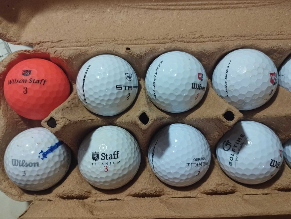 Bolas de golfe usadas, multimarcas