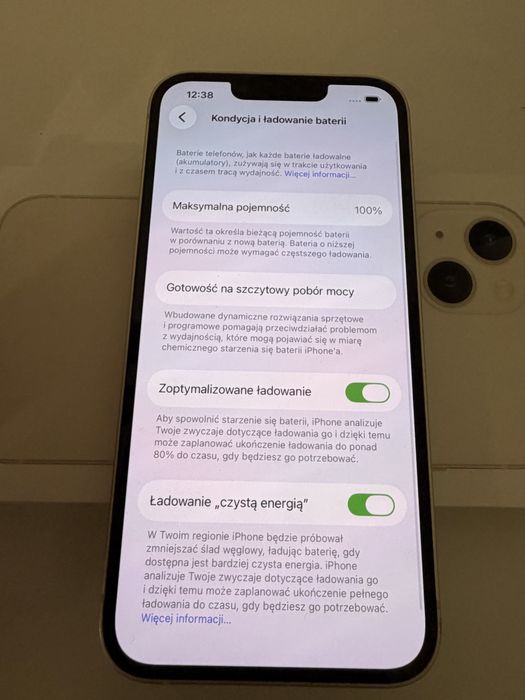 iPhone 13 256gb Starlight Idealny Bateria 100%