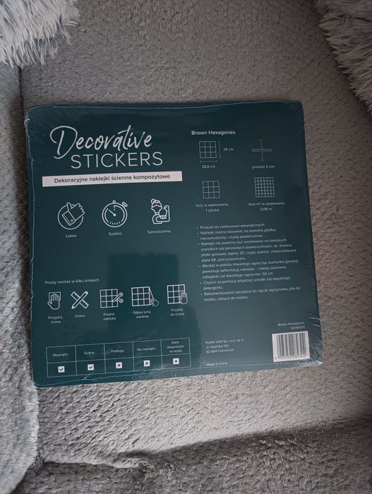 Samoprzylepna mozaika ścienna