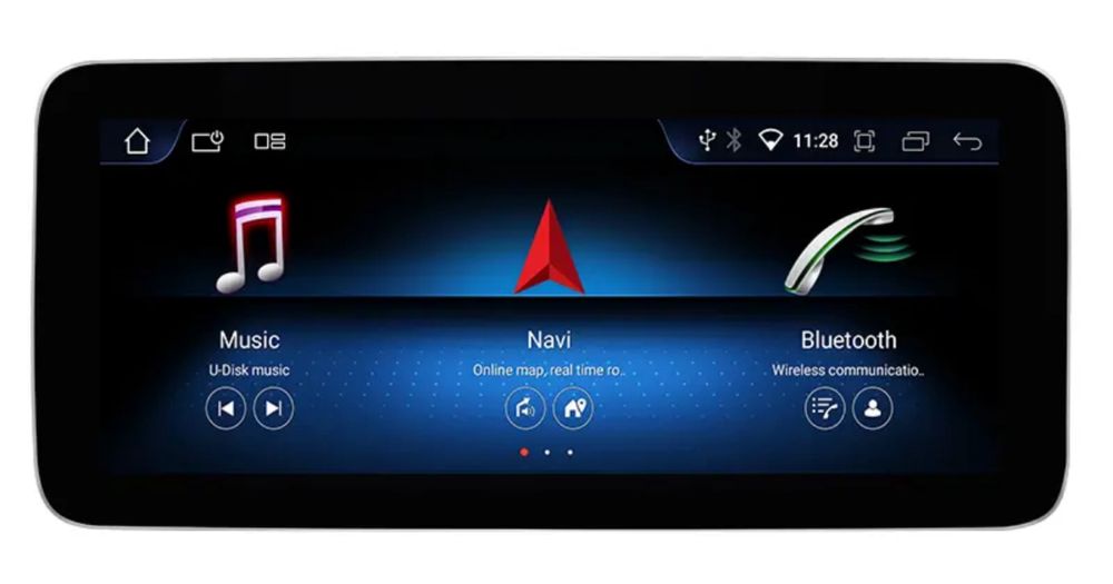 Auto Rádio Ecrã Mercedes