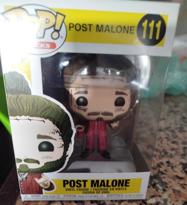 Funkos Pop Do Musico Poste Malone (2 Diferentes Ver Dentro Do Anuncio)
