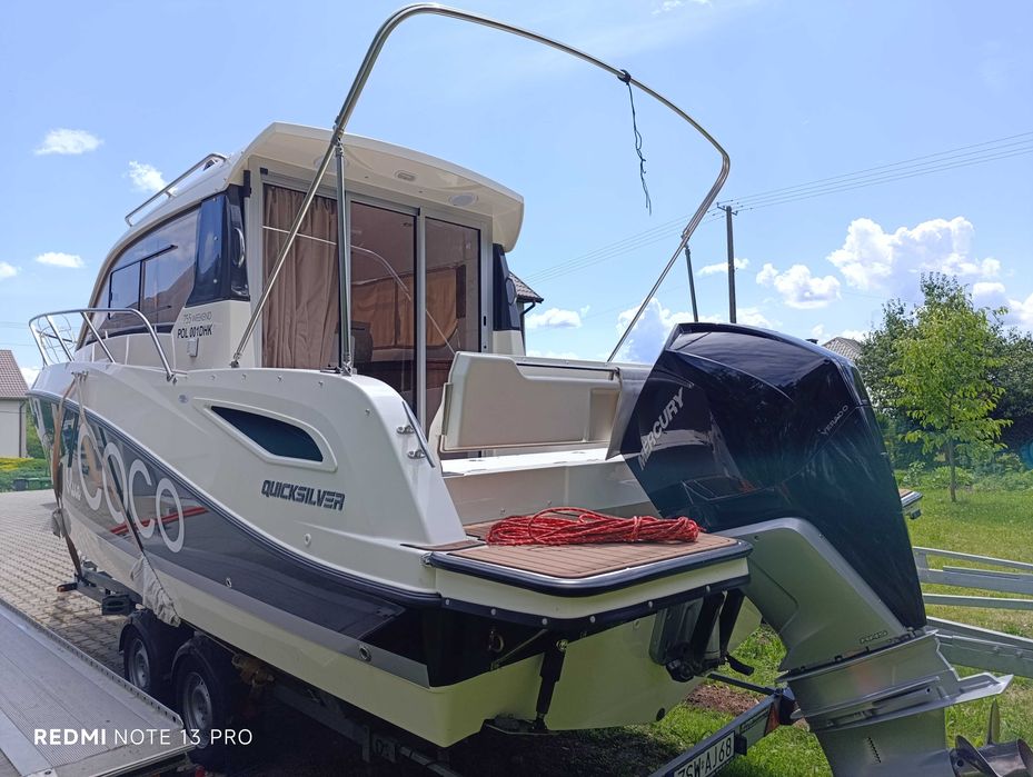Sprzedam Jacht motorowy Quiksilver 755Wekend z przyczepą