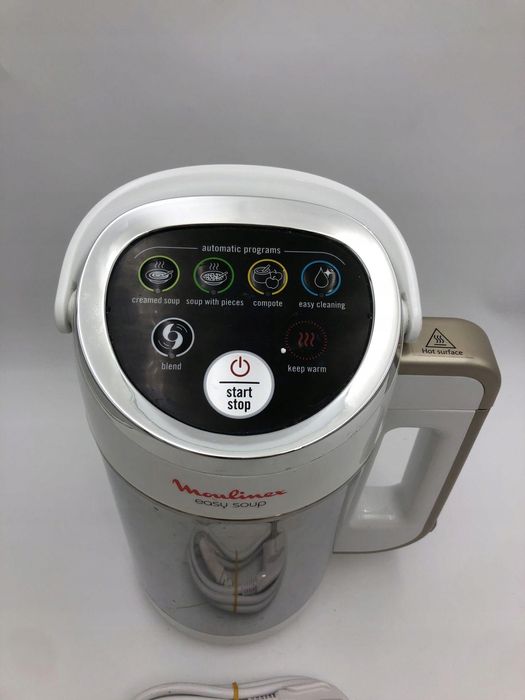 Moulinex Easy Soup Blender 1.2L Srebrny Idealny do Zup Smoothie