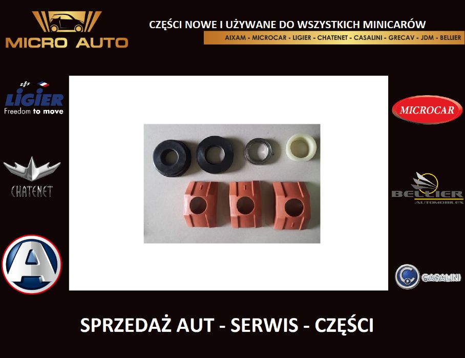 Zestaw naprawczy wariatora Aixam Microcar Ligier Chatenet Grecav JDM