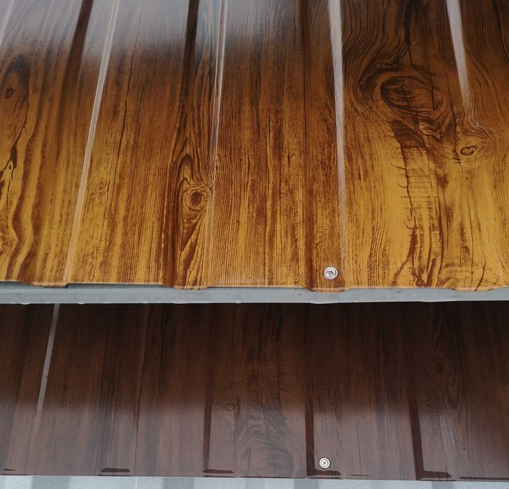 Blacha Drewnopodobna elewacyjno-podbitkowa ! Na wymiar cięta !