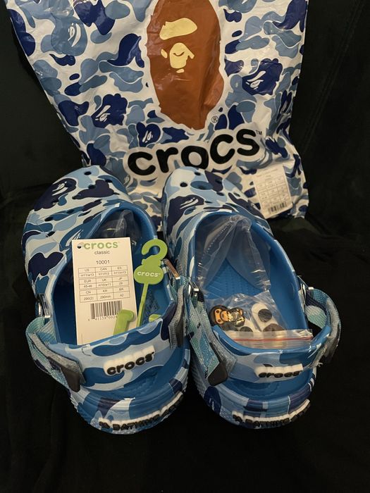 Sprzedam Crocs bape blue r45/46 Nowe