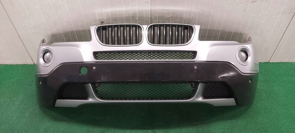 zderzak przód bmw x3 e83 lift 06-10 lak: a08/7 silber grau metallic