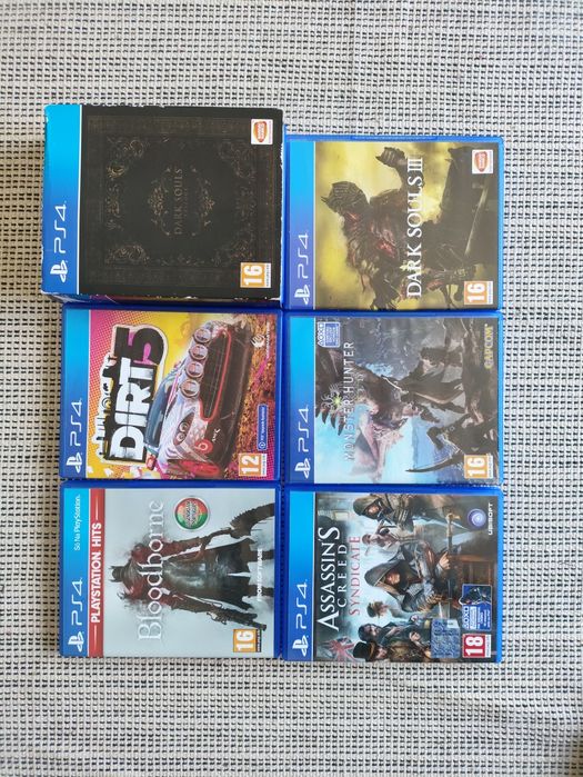 Vendo jogos ps4 darksouls dirt bloodborne