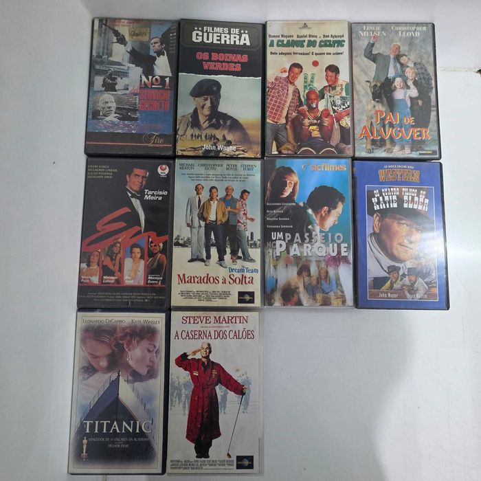Lote Vhs 4 - Ver lista Abaixo - PROMOÇÂO 1 €