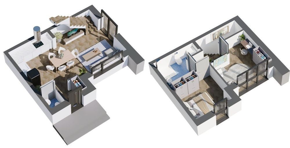Sprzedam Dom Mieszkanie 53 - 63 m² - Widok 5