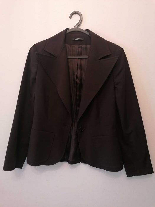 Blazer LANIDOR, nr 34,castanho escuro.
