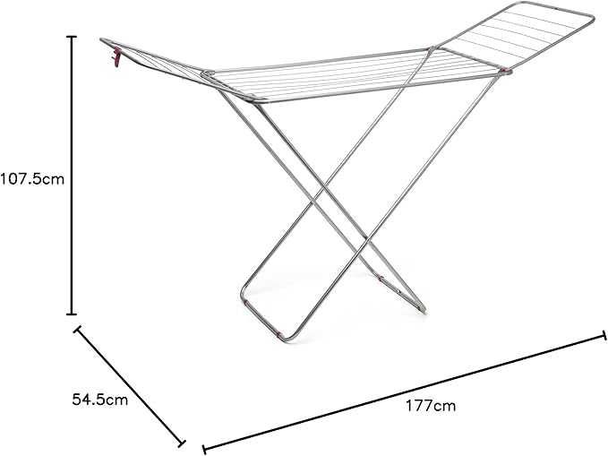 Rayen Suszarka na Pranie ze Skrzydłami, 177x54,5x107,5 cm