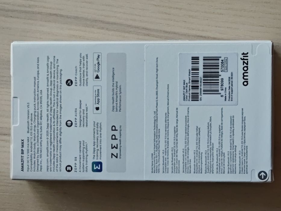 Smartwatch Amazfit BIP Max GWAR 24M POLSKA