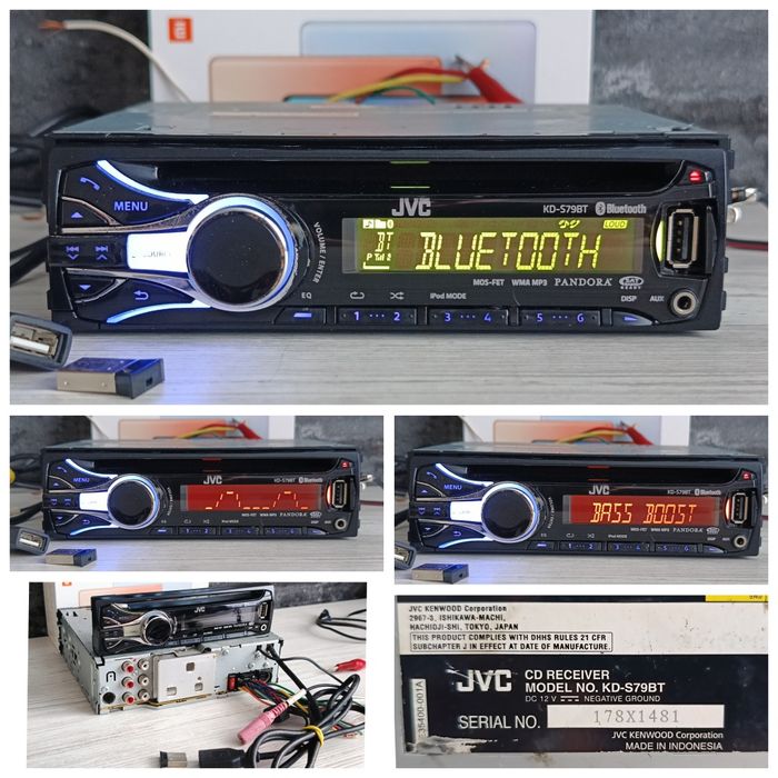 JVC/Bluetooth audio  серії kd-x,r,s ,xr.