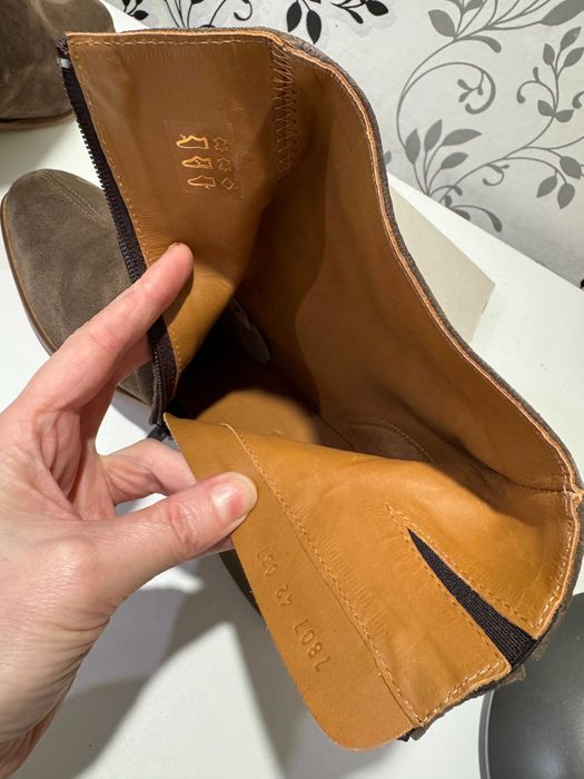 Жіночі чоботи замшеві Angulus, 42р.