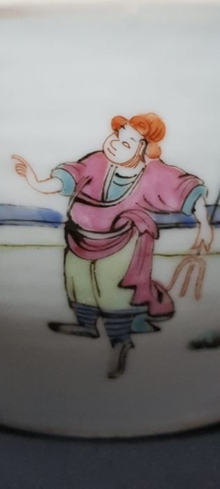 xícara de porcelana chinesa antiga