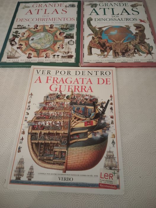 Livros de Atlas Infanto Juvenis Vintage