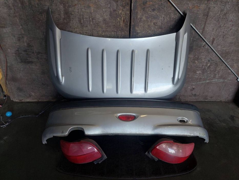 KOMPLETNY TYŁ KLAPA BAGAŻNIKA ZDERZAK TYŁ LAMPY PEUGEOT 206 CC CABRIO EYCC