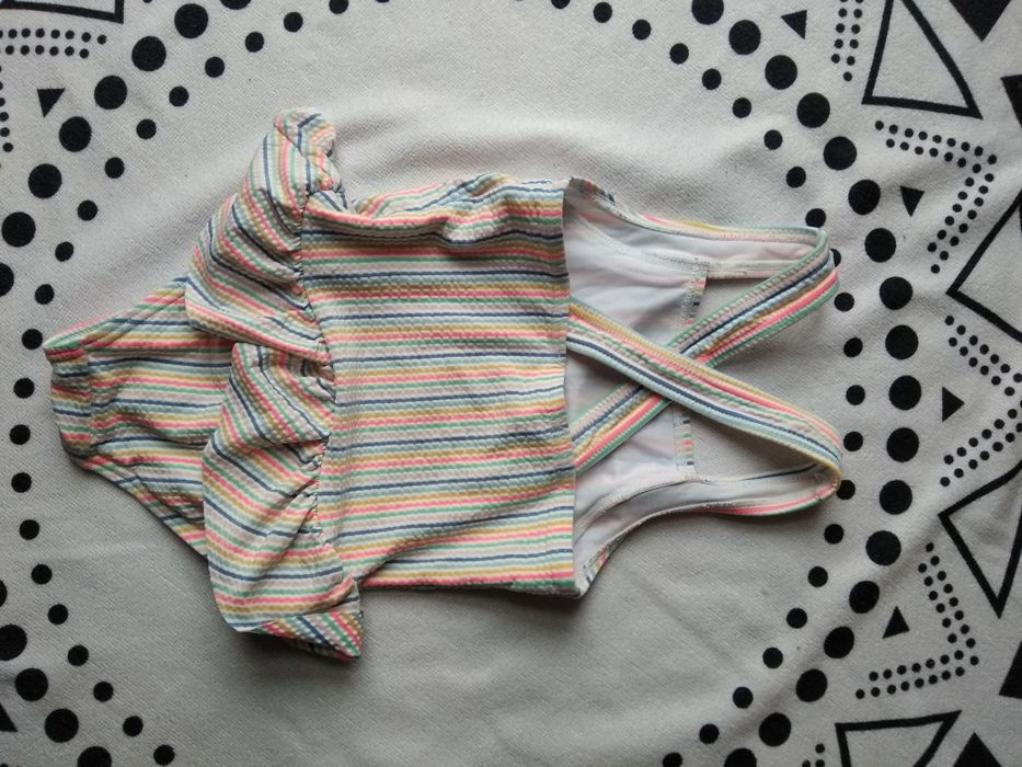 Strój kąpielowy w kolorowe paski 104-110 Marks&Spencer9