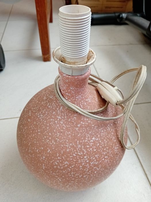 Base em cerâmica candeeiro de mesa