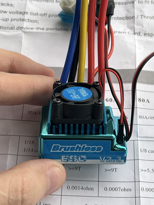 ESC v2.3 120A регулятор оборотов