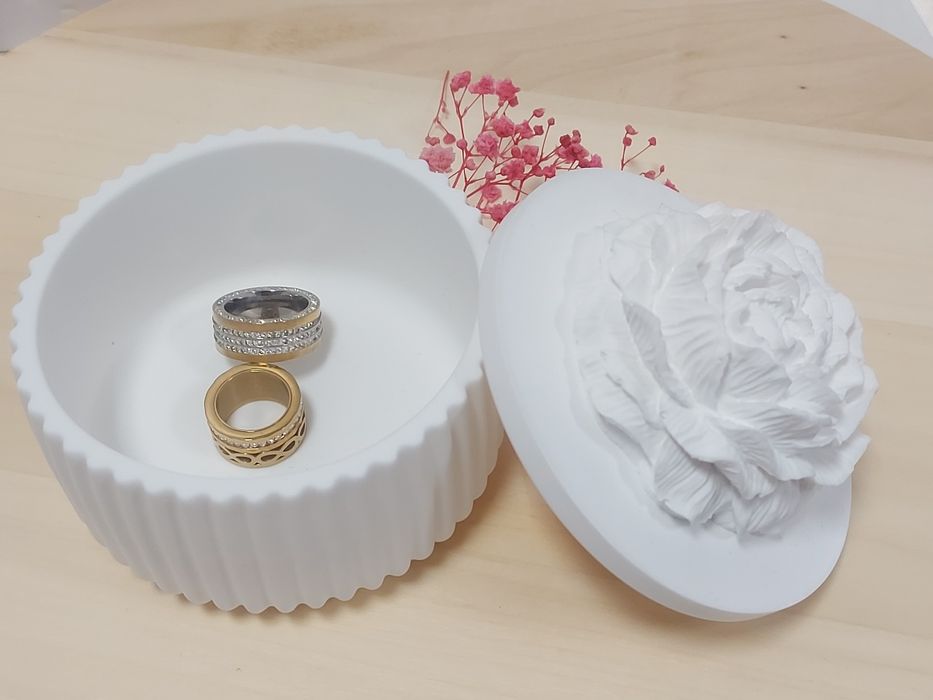 Porta joias gesso perfumado