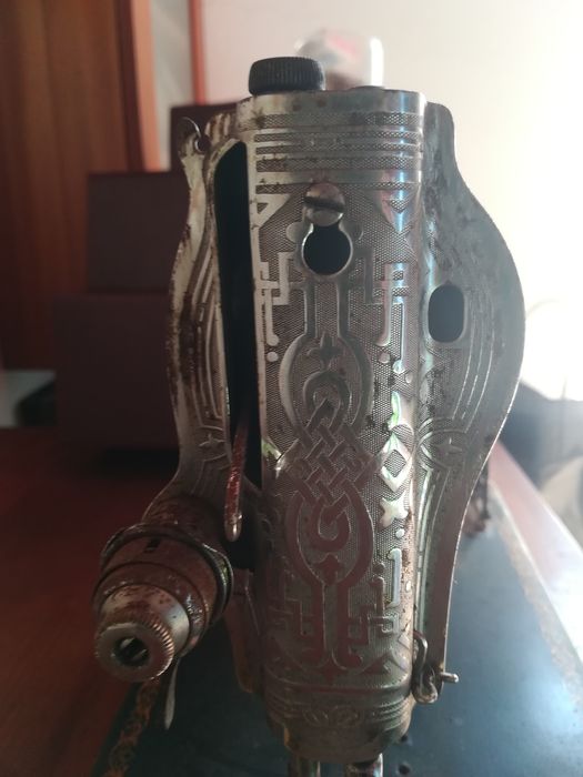 Cabeça de máquina de costura Singer para restauro