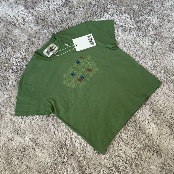 Zara X Bad Bunny Benito Antonio T-Shirt Verde Cropped Fit - NOVA Tamanho S