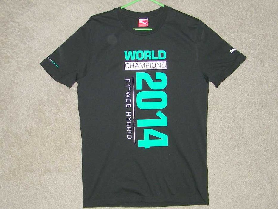 Mercedes AMG F1 2014 World Winner - T-shirt PUMA -rozm. M - JAK NOWA !