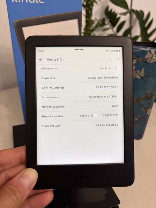 Kindle (10th Generation) | Stan Idealny + Etui
