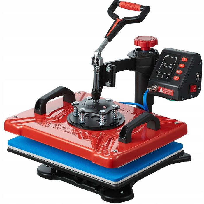 Prasa termiczna VEVOR 38X30 cm 10 W 1 czerwona