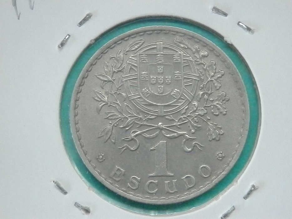 1433 - República: 1 escudo 1961 alpaca, por 2,00