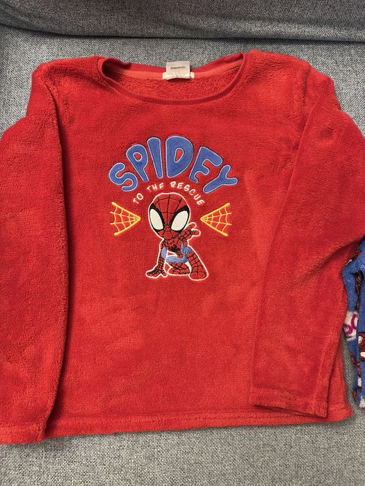 Marvel spider man Sinsay 140 polarowa piżama
