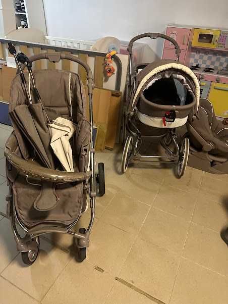 Trio Bebecar com 2 Chassis