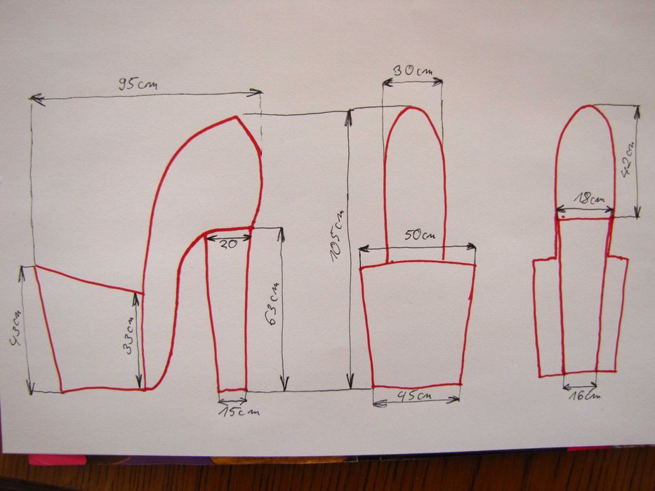 Piękny nowy fotel damska szpilka
