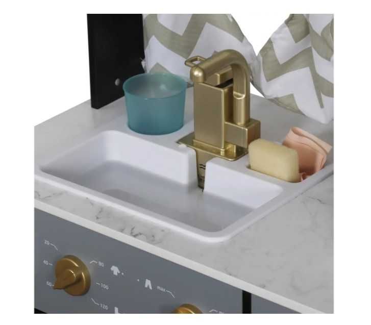 Дитяча кухня дерев'яна AVKO Равенна Pink, звукові та світлові ефекти