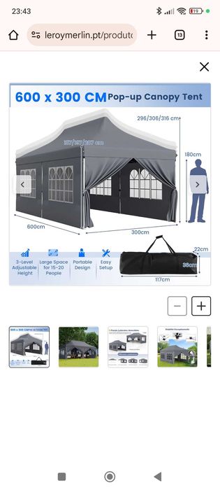 Tenda de eventos aluga-se