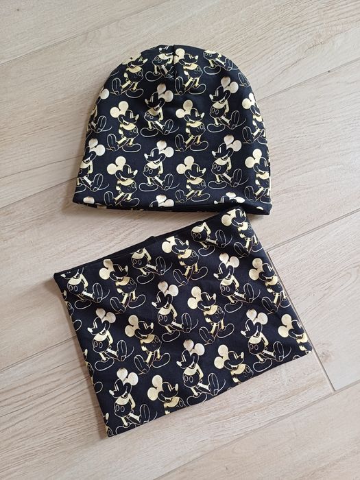 Komplet czapka I komin dwuwarstwowy do 58 cm