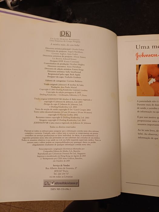 "A mãe é o bebé". De Carol Cooper. 2003.