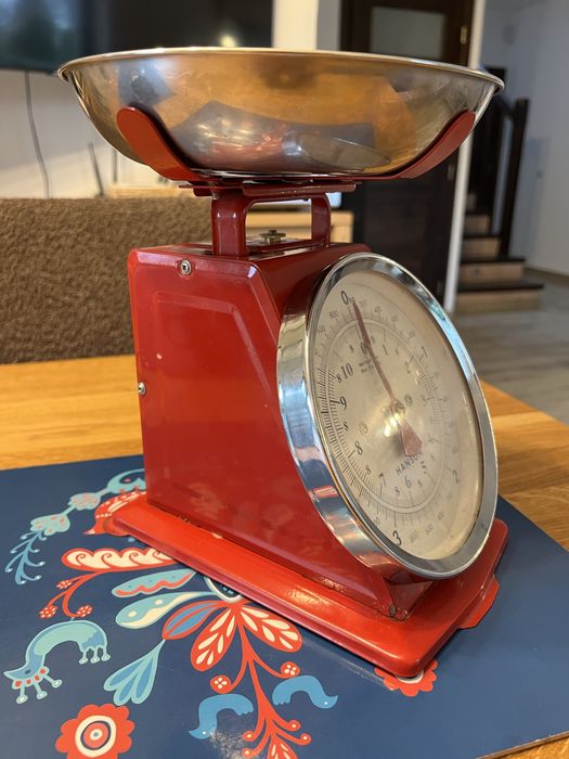 Waga kuchenna retro vintage 5 kg