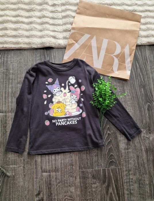 Zara bluzka bawełniana kuromi sanrio