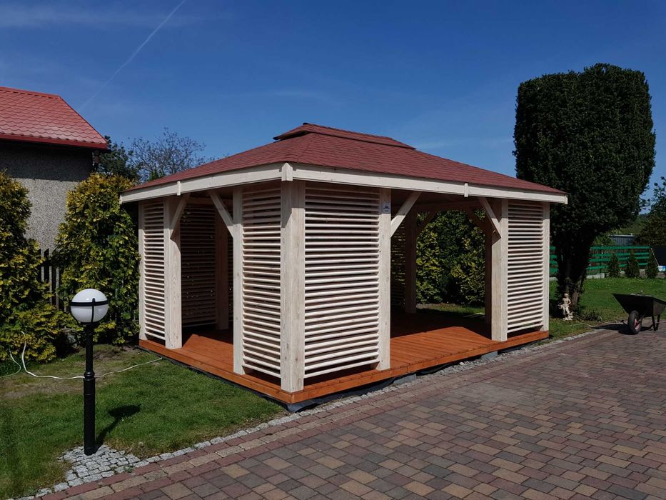 ALTANA OGRODOWA KARO 3,5x3,5 m altanka domek narzędziowy DREWNOTRIK.PL