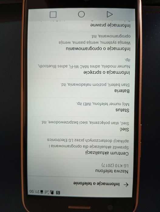 Telefon LG K10 2017