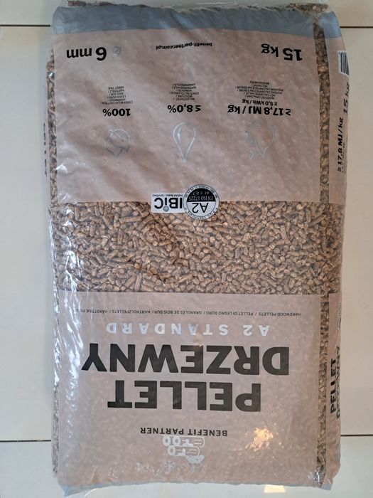 Pellet drzewny , Standard , A2