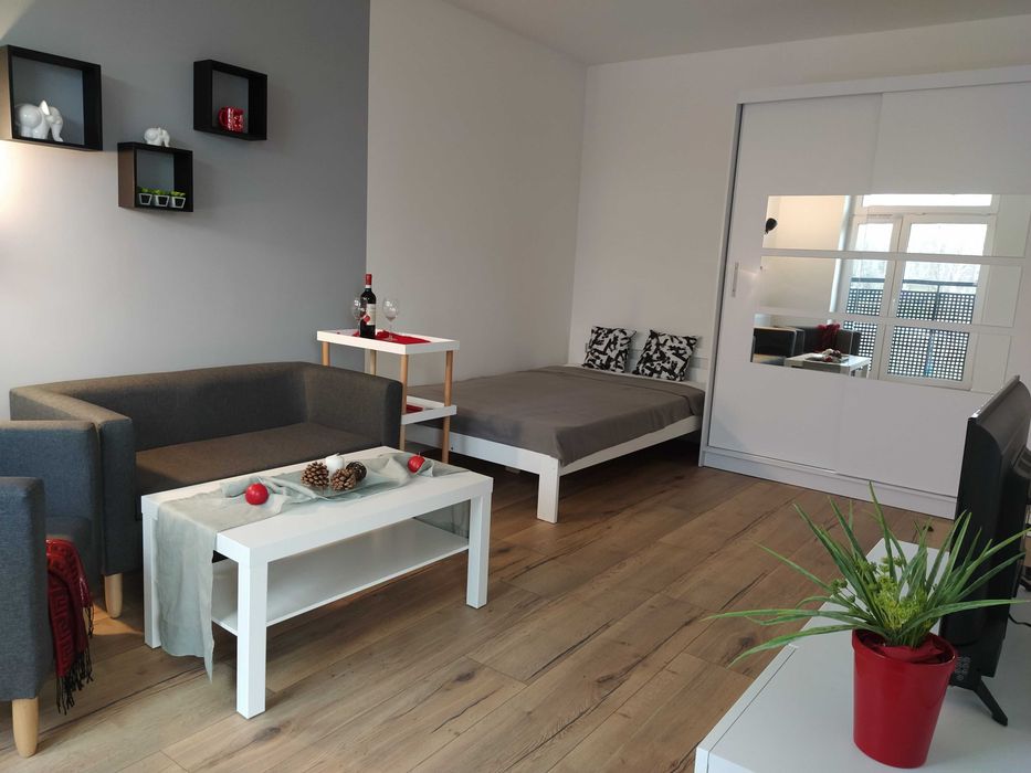 Wynajmę nowoczesne mieszkanie 30,5 m2 z oddzielną kuchnią i balkonem
