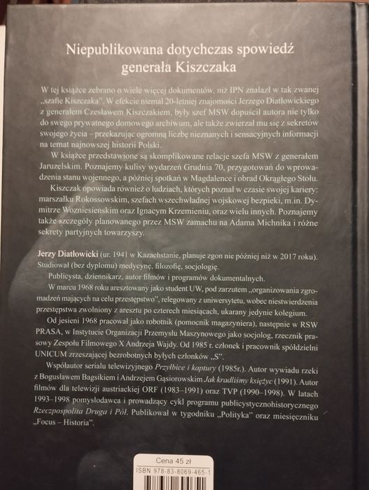 Kiszczak człowiek honoru
